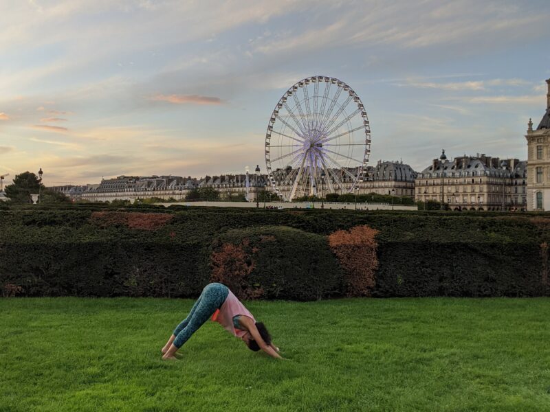 Cours de Yoga Vinyasa Flow au Jardin des Tuileries